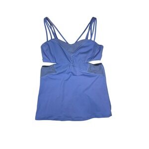 LULULEMON Exquisite Tank II, Tank, Side Cut Outs, Blue, Size 6
